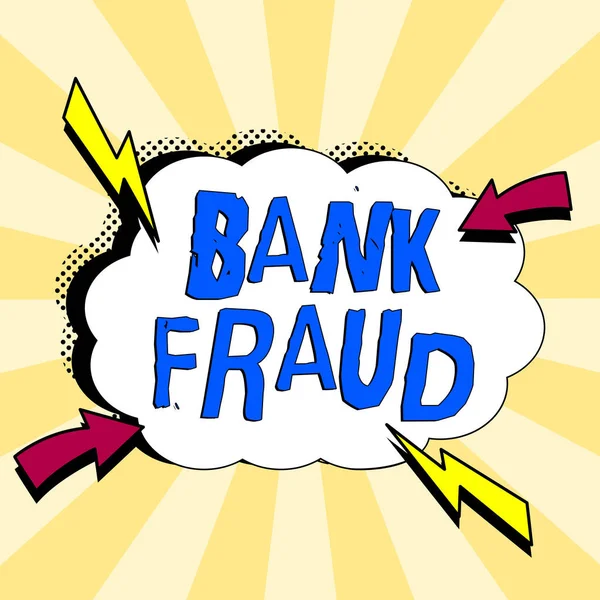 Inspiration Showing Sign Bank Fraud Business Idea Intentional Perversion Truth — Foto Stock