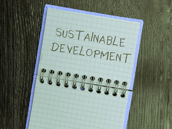Zeichen Für Nachhaltige Entwicklung Geschäftsansatz Die Fähigkeit Aufrechterhalten Unterstützt Erhalten — Stockfoto