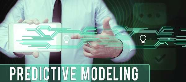 Text Showing Inspiration Predictive Modeling Business Idea Maintenance Strategy Driven — Stock fotografie