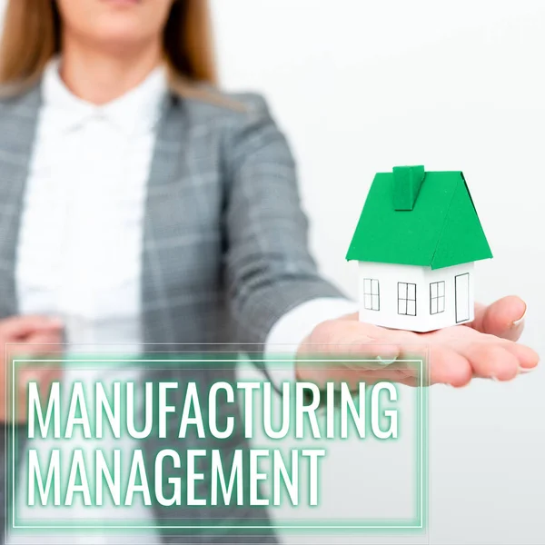 Conceptual Display Manufacturing Management Conceptual Photo Methods Used Define How — Stock Photo, Image