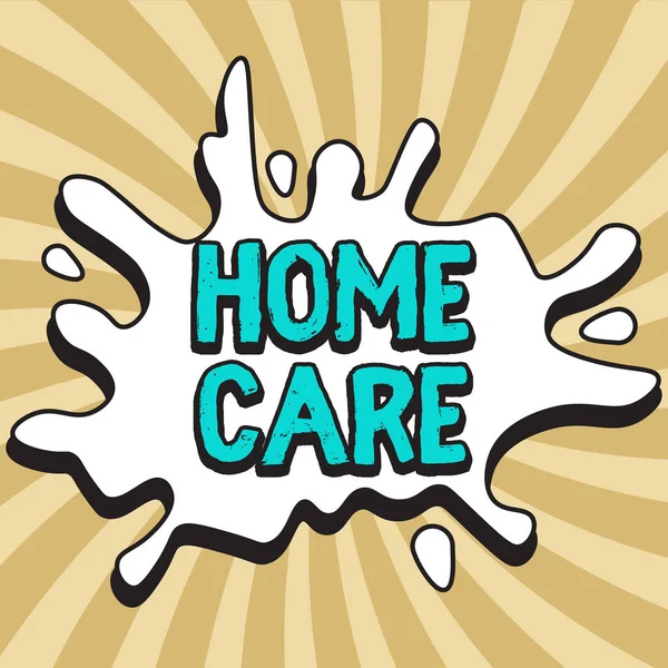 Home Care Internet Konzept Ort Dem Menschen Den Besten Service — Stockfoto