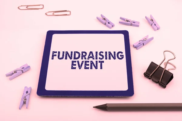 Fundraising Event Word Campaign 텍스트 캠페인을 — 스톡 사진