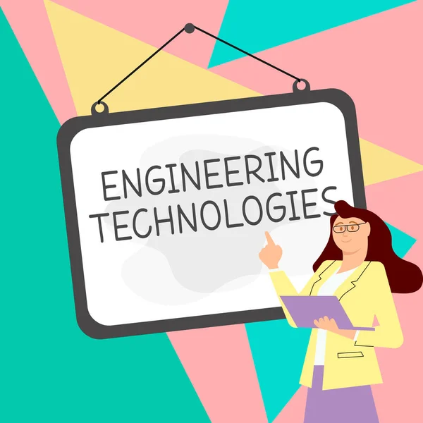 Inspiration Showing Sign Engineering Technologies Business Overview Deal Physical Mathematical — Stock Photo, Image