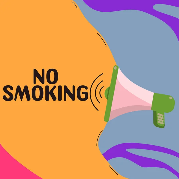 Text Caption Presenting Smoking Word Written Using Tobacco Forbiden Place — Fotografia de Stock