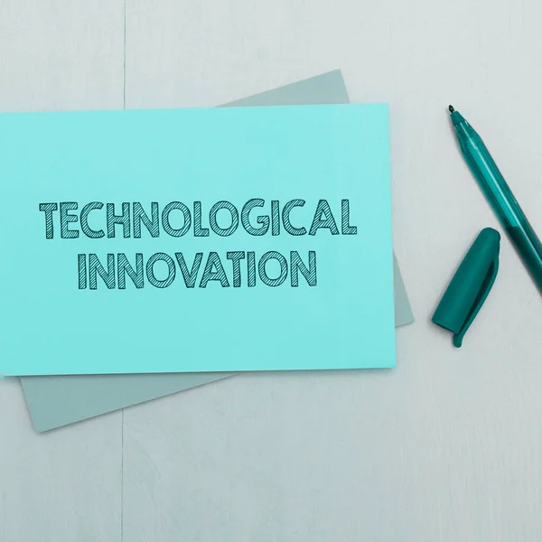 Konceptvisning Teknisk Innovation Internet Koncept Uppfinning Från Teknisk Kunskap Produkten — Stockfoto