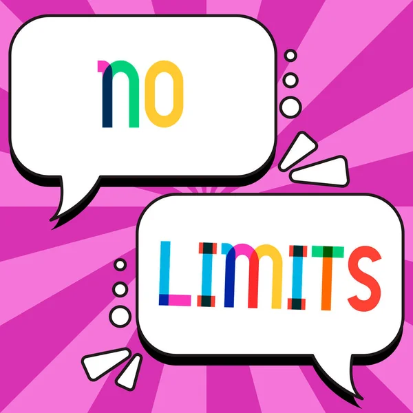 Text Sign Showing Limits Internet Concept Whatever You Could Out — Stok fotoğraf