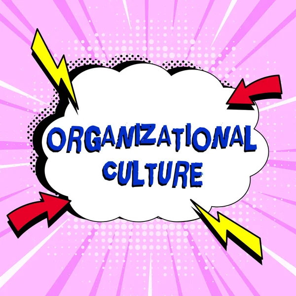 Text Caption Presenting Organizational Culture Word Written Study Way People — 스톡 사진