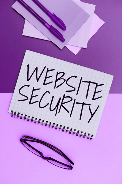Inspiration showing sign Website Security, Conceptual photo critical component to protect and secure websites