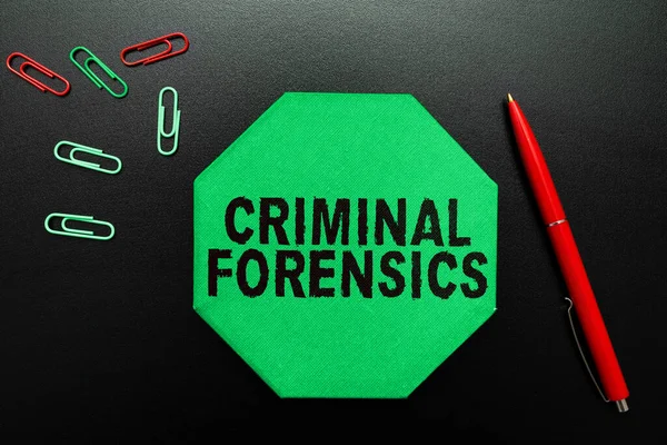 Visualizzazione Concettuale Criminal Forensics Internet Concept Federal Offense Actions Attività — Foto Stock