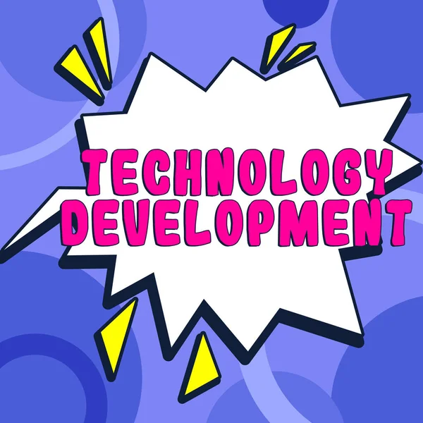 Sign Display Technology Development Business Showcase Τεχνολογικές Αλλαγές Προϊόντων Και — Φωτογραφία Αρχείου