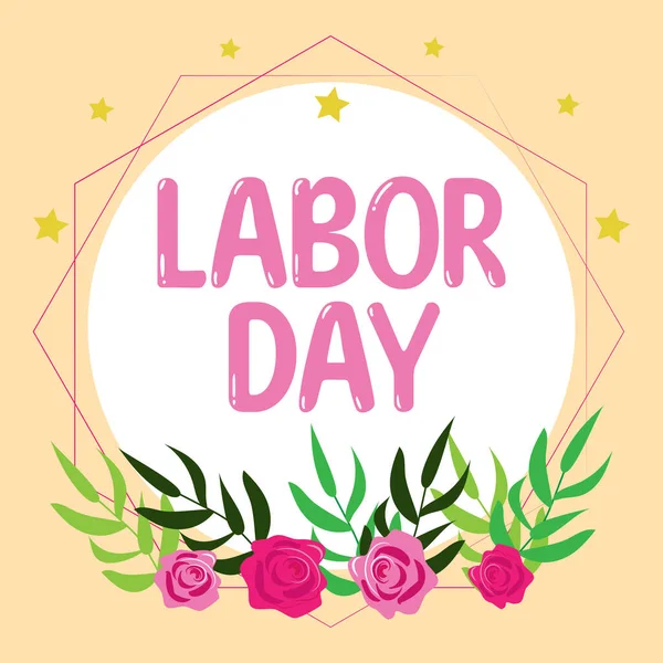 Handwriting text Labor Day, Conceptual photo an annual holiday to celebrate the achievements of workers