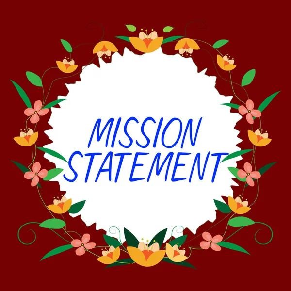 Ispirazione Che Mostra Segno Mission Statement Conceptual Photo Sintesi Formale — Foto Stock