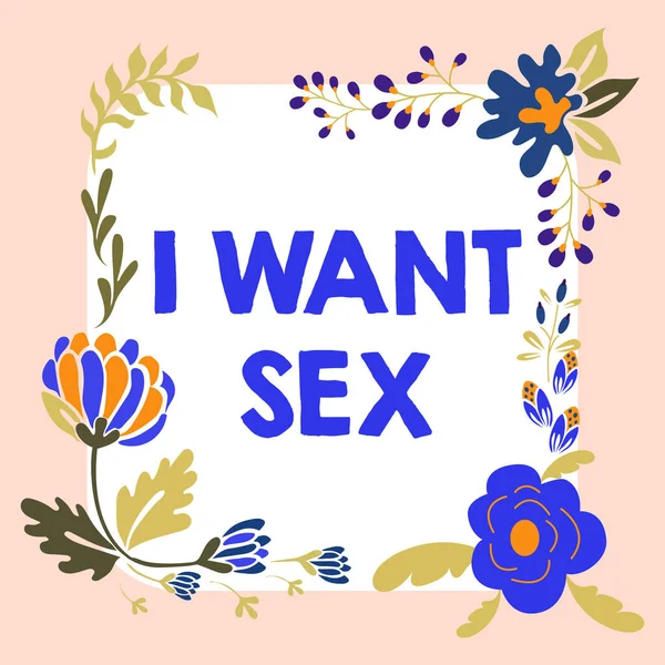 Conceptual Caption Want Sex Business Approach Desire Sexual Intercourse Excitement —  Fotos de Stock