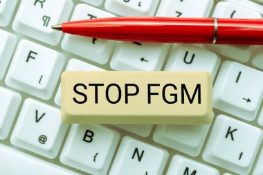 Kavramsal gösteri Stop Fgm, İş Fikri Kadın üreme organlarını kesme ve kadın sünnetine son verdi