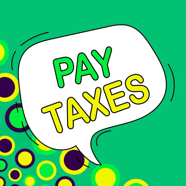 Текст Показывающий Вдохновение Платить Налоги Интернет Концепция Обработки Налогообложения Бухгалтерского — стоковое фото