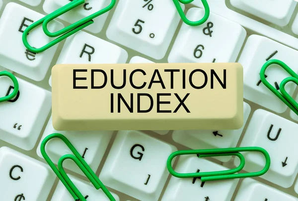 Conceptual Display Education Index Business Overview Aiming Meet Learning Needs — 图库照片