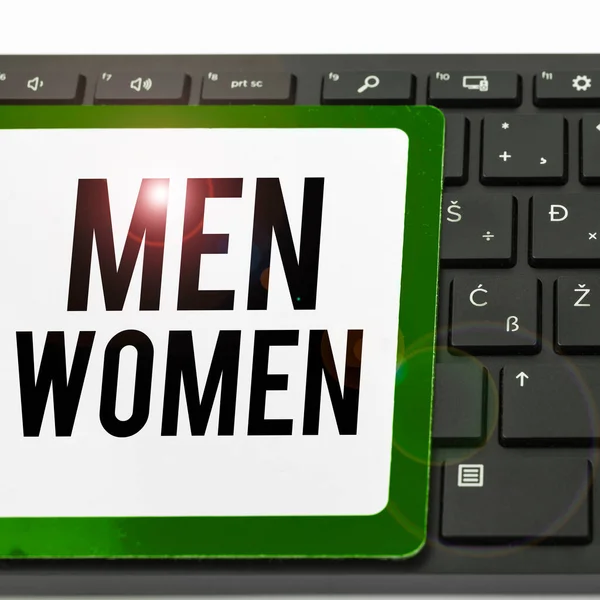 Text Caption Presenting Men Women Business Approach State Boy Girl — Stockfoto