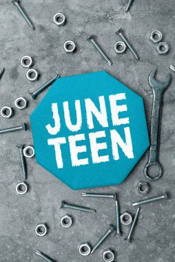 Amerika 'da köleliğin sona erdiği Amerika Birleşik Devletleri' nde konseptsel gösteri, iş dünyası resmi tatili