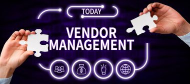 Tedarikçi Yönetimi kavramsal başlık, araştırma ve kaynak tedarikçilerine dahil iş yaklaşımı faaliyetleri