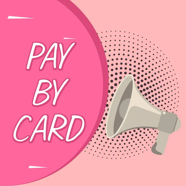 手写符号支付卡片 网上概念支付信用卡电子虚拟货币购物 — 图库照片