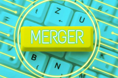 El yazısı birleşmesi, iki şeyin birleşimi anlamına gelir. Özellikle şirketler tek bir dairede birleşir.