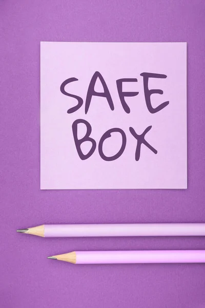 Text Showing Inspiration Safe Box Business Approach Small Structure You — Photo