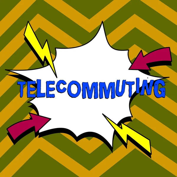 Telekomünikasyon Yaklaşım Çalışmalarını Merkez Ofis Ile Elektronik Bağlantı Kullanarak Gösteren — Stok fotoğraf