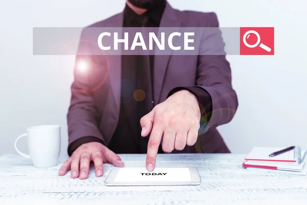 Handwriting Text Chance Concept Meaning Another Opportunity Achieve Acquire Something — Stock Photo, Image