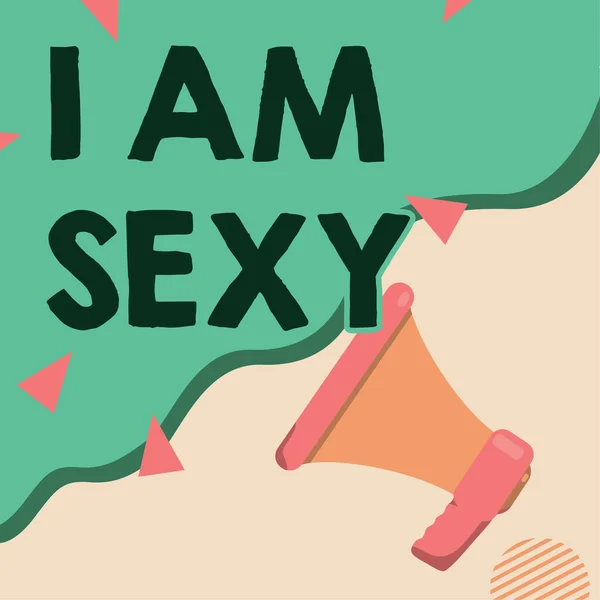 Teken Weergeven Sexy Internet Concept Gevoel Van Aantrekkingskracht Bewustzijn Van — Stockfoto