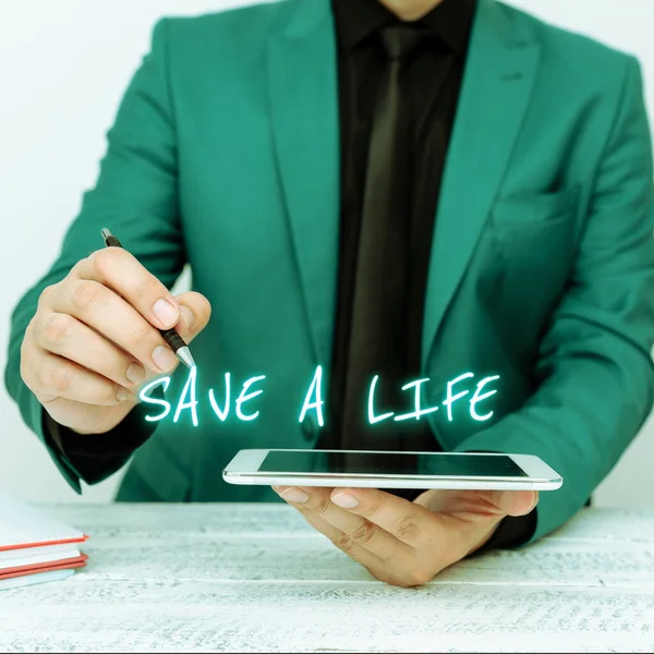 Inspiratie Toont Teken Life Business Showcase Help Hulp Bij Het — Stockfoto