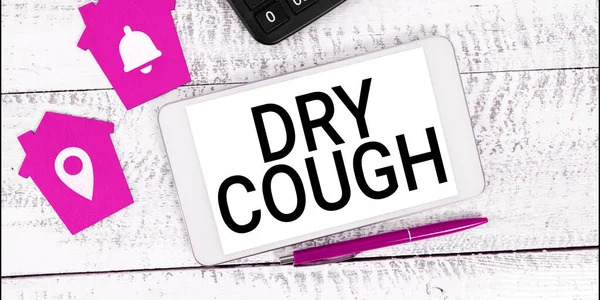 Inspiration Showing Sign Dry Cough Business Idea Cough Accompanied Phlegm — Zdjęcie stockowe