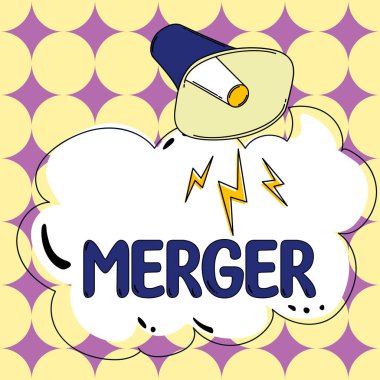 El yazısı birleşmesi, iki şeyin birleşimi anlamına gelir. Özellikle şirketler tek bir dairede birleşir.