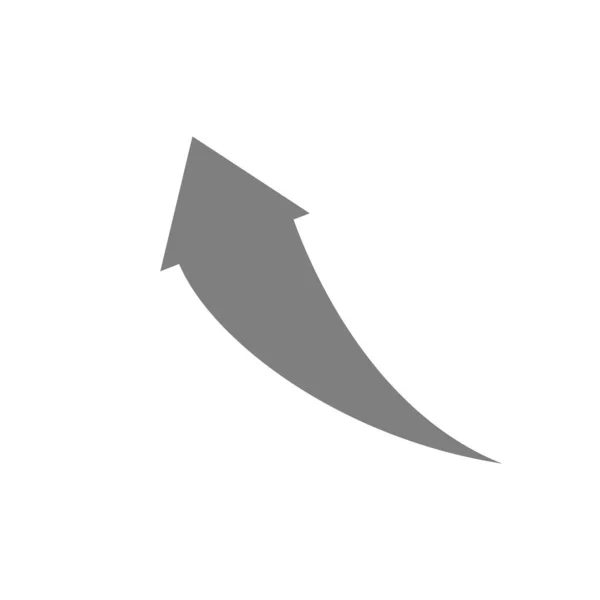 Яскраві Кольорові Векторні Ілюстрації Стрілою Росте Діаграма — стоковий вектор