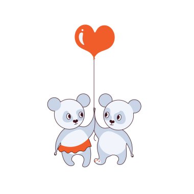 Hayvanlarla vektör çizimi. Beyaz arkaplanda ana nesne.