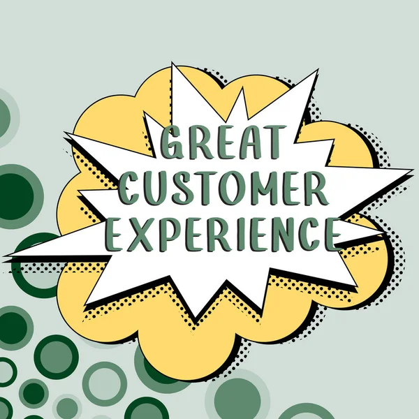 Conceptual Display Great Customer Experience Business Idea Responding Clients Friendly —  Fotos de Stock