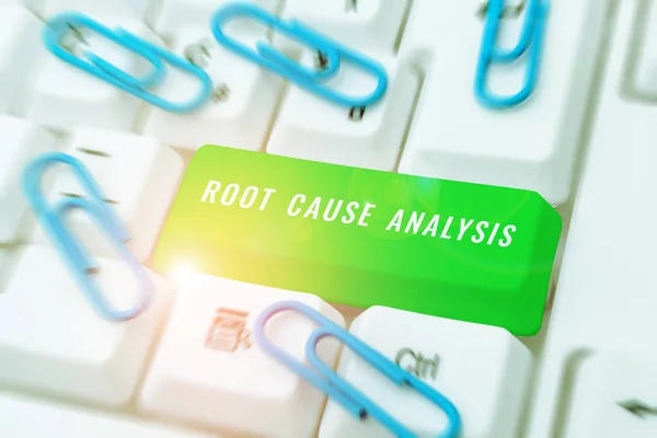 Handwriting Text Root Cause Analysis Internet Concept Method Problem Solving — Stock Photo, Image