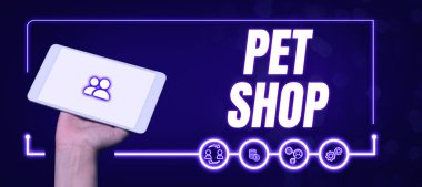 Pet Shop, Business Shop perakende satış şirketinin halka farklı hayvan türleri sattığı bir tabela.