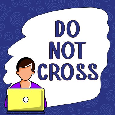 Metin gösterme yazımı: Geçiş yapmayın, İnternet Kavramı Geçişi yasaktır. Bunu yapmamak için tehlikeli uyarı