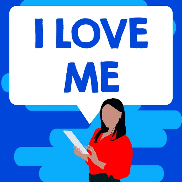 Text Showing Inspiration Love Business Idea Have Affection Good Feelings — Fotografia de Stock