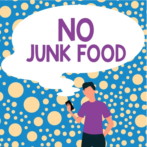 Sign Displaying Junk Food Business Idea Egyél Egészségtelen Dolgokat Menj — Stock Fotó