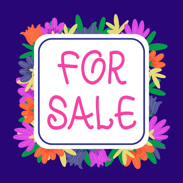 Handwriting Text Sale Word Putting Property House Vehicle Available Bought — ストック写真