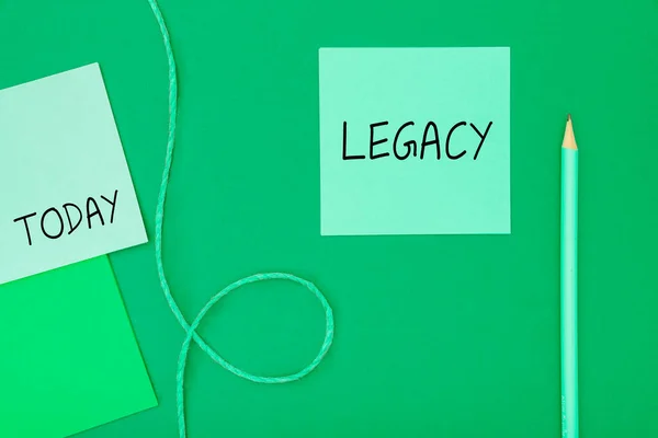 Schrijven Weergeven Van Tekst Legacy Business Concept Verzonden Ontvangen Van — Stockfoto