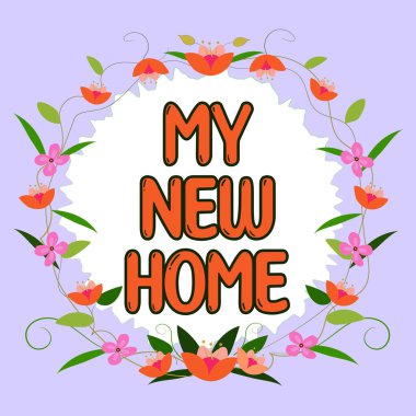 Yeni Evim, Kavramsal Fotoğraf Taşıma Başka bir eve taşınıyor Gayrimenkul Yatırım