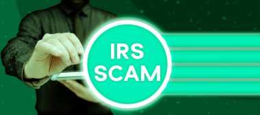 Writing displaying text Irs Scam, Business overview targeted taxpayers by pretending to be Internal Revenue Service