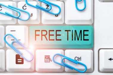 Boş Zaman, İnternet Konsepti, hobiler ve hoşlandığınız diğer aktiviteler için kullanılabilir olan metin başlığı