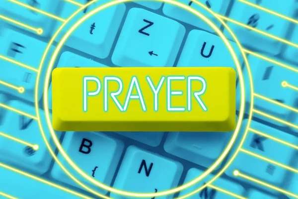 Text Ukazující Inspiraci Modlitba Obchodní Přístup Slavnostní Žádost Pomoc Nebo — Stock fotografie