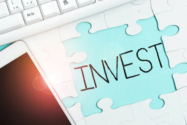 Conceptuele Weergave Investeren Business Concept Commerciële Onderneming Met Verwachting Van — Stockfoto