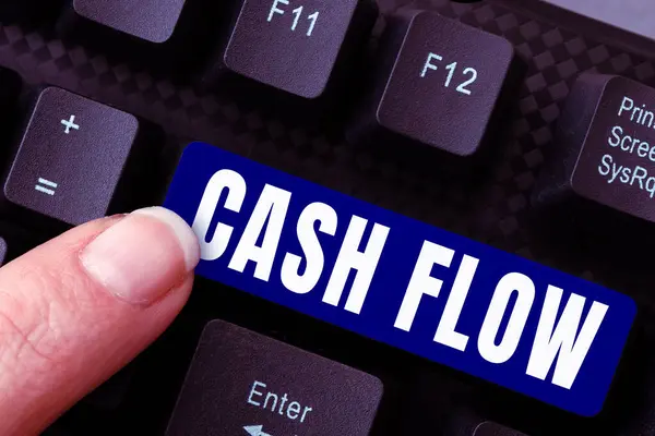 Handwriting Text Cash Flow Internet Concept Movement Money Out Affecting — Stockfoto