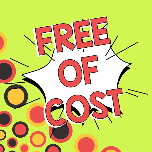 Conceptual Display Free Cost Word Written Price Trial Version Sample — Zdjęcie stockowe