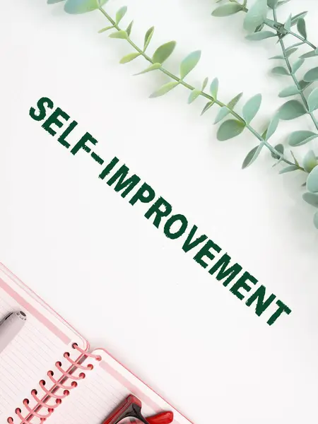 Inspiration Showing Sign Self Improvement Business Concept Process Making Yourself — Stock Photo, Image